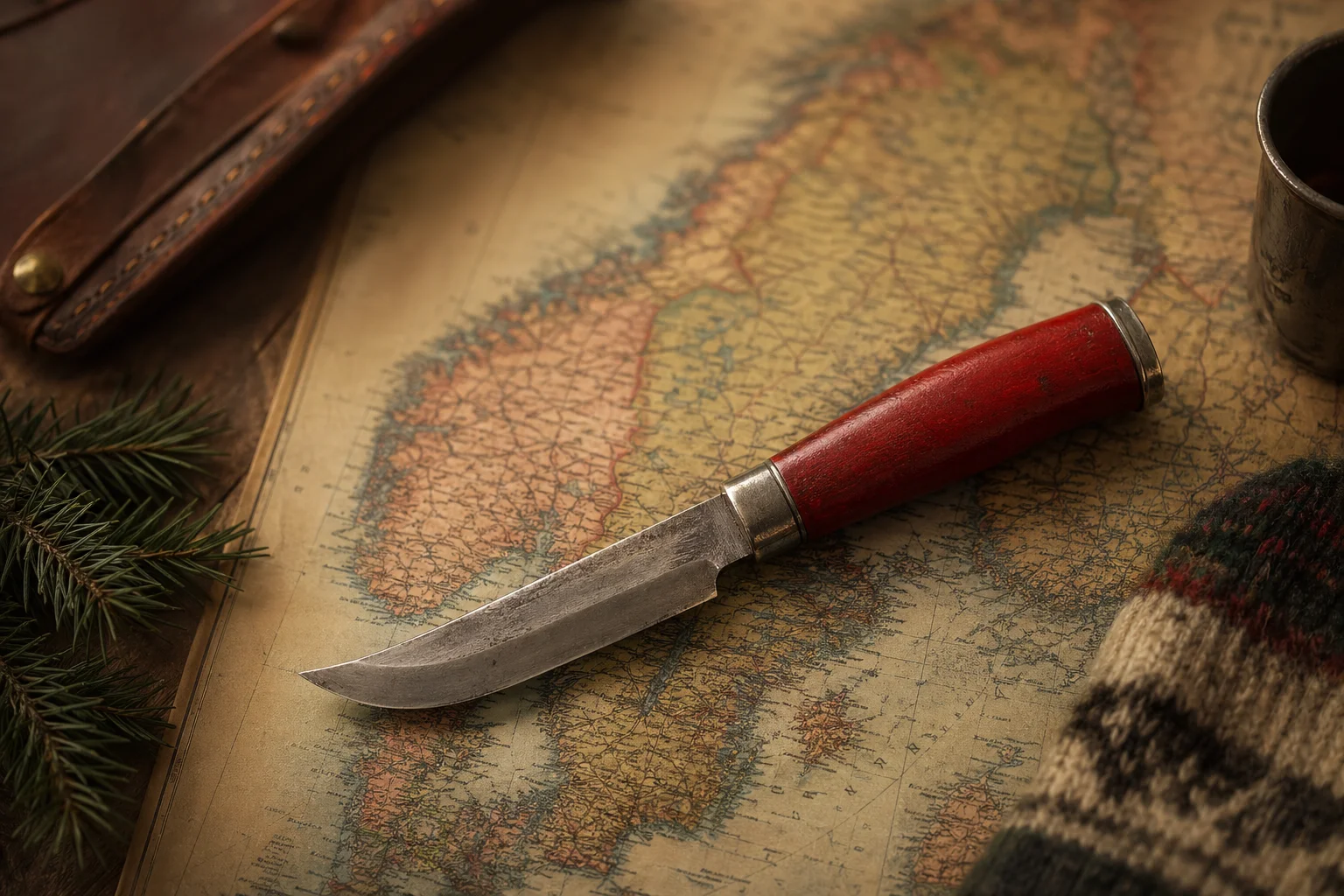 Gamme Classic Morakniv : manche rouge traditionnel et lame à émouture scandinave, bannière d’article