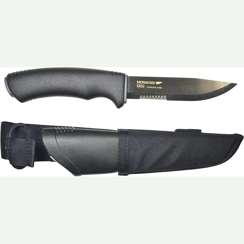 Morakniv Bushcraft SRT avec étui rigide, lame scandinave